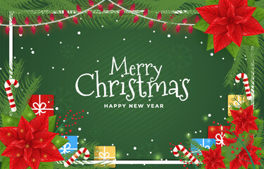 Christmas Decoration with Arrangements Winter floral