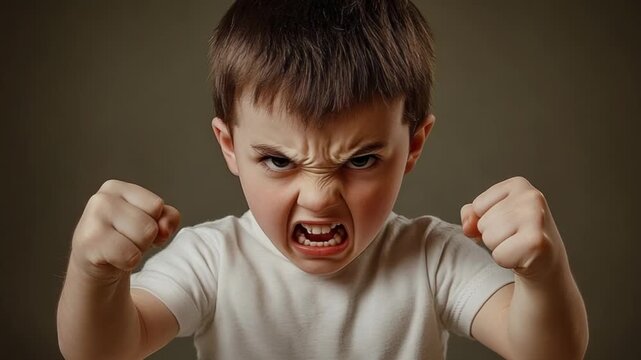 selective focus moment of toddler tantrum