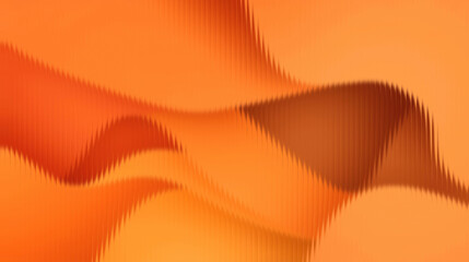 Vibrant orange abstract background with dynamic wave patterns