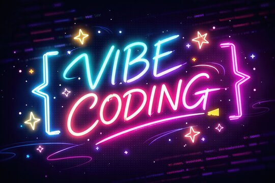 Neon coding aesthetic showcasing vibrant vibe of programming language creativity illuminated by colorful glowing elements reflecting digital artistry and contemporary tech culture