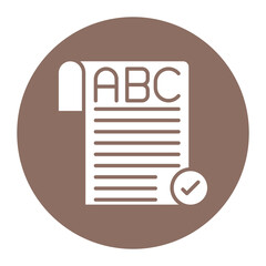 Spelling and Grammar Mistakes Icon