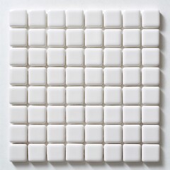 White Square Tiles on Wall Background