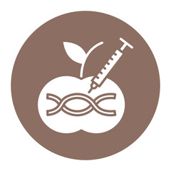 Genetic Modification Food Icon