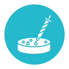 Petri Dish Analysis Icon