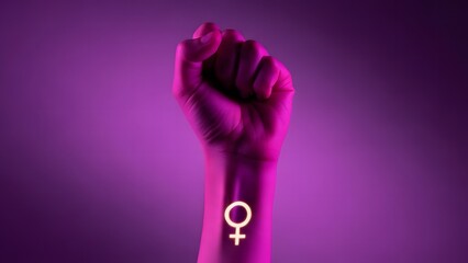 Empowering women on international women's day a symbol of strength and unity