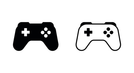 Game Controller Icon Vector – Gamepad, Joypad, and Joystick Symbol © HeLLo WorLd