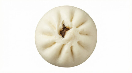 Top View Korean Hoppang Isolated on White