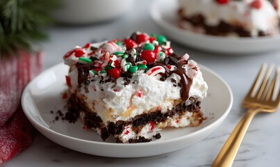 Delicious No-Bake Christmas Oreo Lasagna