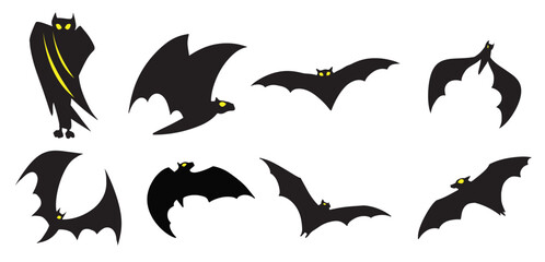 Obraz premium The Bat vector image for halloween or vampire concept.
