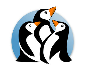 Les trois pingoins