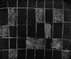 writing squares empty, black chalkboard, old blackboard background and texture
