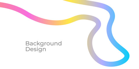 Modern Abstract Gradient Color Waves Pattern with Vibrant Motion