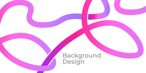Obraz premium Abstract Wavy Gradient Color Shapes Pattern with Dynamic Flow Design