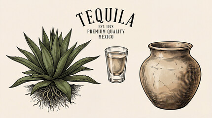 Explore the rich history of premium engraved tequila craftsmanship from Mexico's agave plants