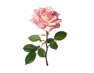 Rose with subtle shadow PNG