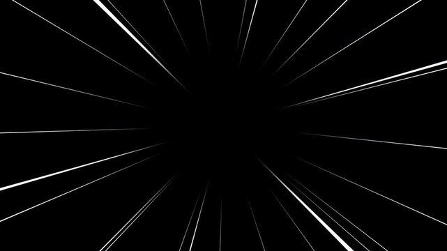 Speed lines comic background motion effect manga radial