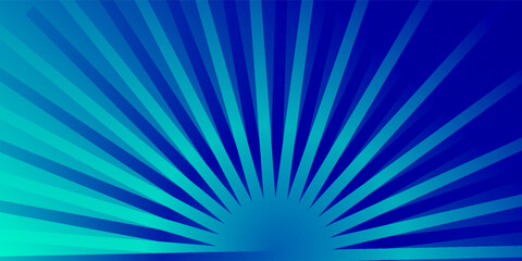 Blue Pop Art Comic Style Background. Cartoon anime halftone style background with stars and decorations for retro cover, ad, banner, websites