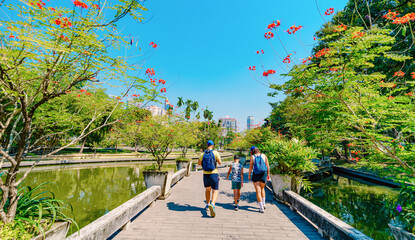 A family journey through Bangkok offers a of cultural immersion and excitement. Visiting in the city park called the 80th Birthday Anniversary of His Majesty the King in Bangkok