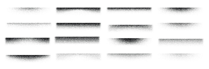 noise grain edge shadows of gradient stipple dots