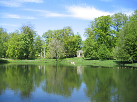 Teich im Englischen Garten von Gotha