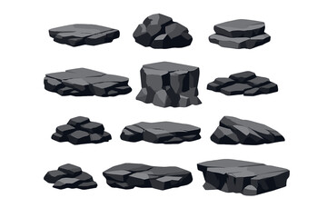 Isometric Rocks Collection © Andrei
