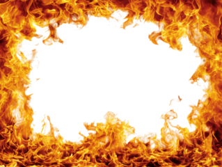 Fiery Border Background 