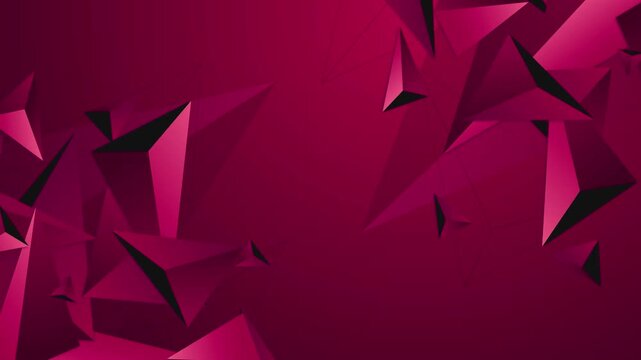 realistic polygonal geometric low-poly design motion background