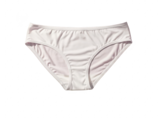 Pink ladies underwear briefs on a white isolated background for lingerie advertising and fashion editorial use isolated on transparent background