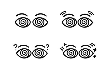 Hypnotic Eyes Icon Set