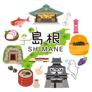 島根県　観光イメージ　アイコン