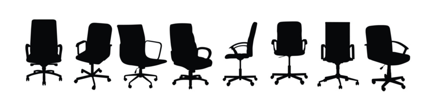 office chair silhouettes