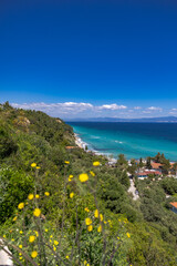 Coastline near Afytos village, Chalkidiki, Greece