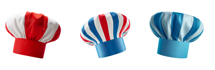 chef's hat isolated on transparent background