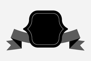 Badge Design featuring a sophisticated Ribbon to symbolize accomplishment