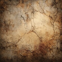 Aged Grunge Textured Wall with Cracks and Stains