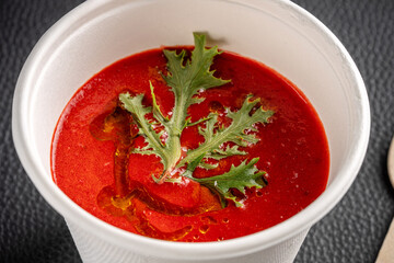 Eco Friendly Modern Borscht Soup