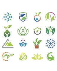 set of ecology icons.eps