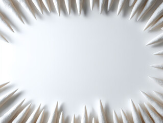 Pencil Tips Frame Background