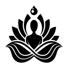 Ultra Premium Spa Logo Featuring Soft Organic Curves and Relaxing Design Vector illustration