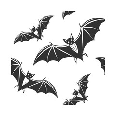 Bat Seamless Pattern Svg