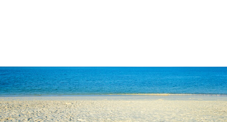 blue sea isolated on white background