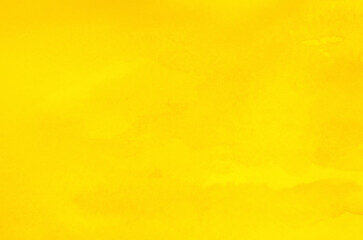 Abstract yellow watercolor background texture
