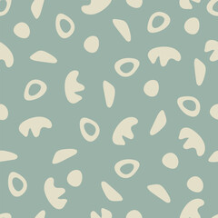 Hand drawn geometry figure on blue background. Vector illustration with different abstract figure.