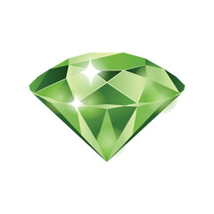 Light green Diamond Gemstone with Sparkle
