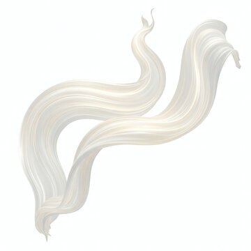 A modern, luxurious, and abstract illustration of flowing white fabric with soft, blended edges on a white background. Perfect for graphic resources, designs, and luxury editorials.