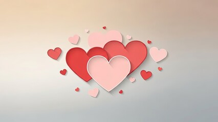 Celebrating love with hearts