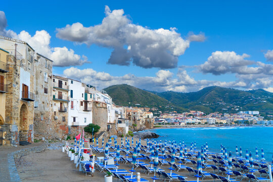 Cefalu old town, Sicily Italy