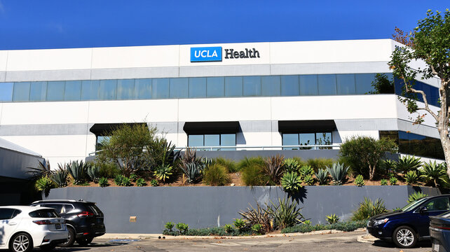 Malibu, California &ndash; November 6, 2025: UCLA Health Primary Care building near Malibu City Hall 