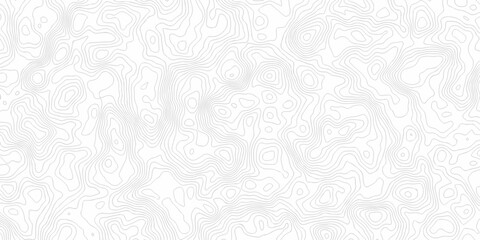 white and gray spiral line topography map repeat paper. grid counter land area outline map. seamless topo map design. © MdLothfor
