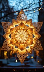 golden christmas decoration